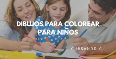 dibujos para colorear niños chile